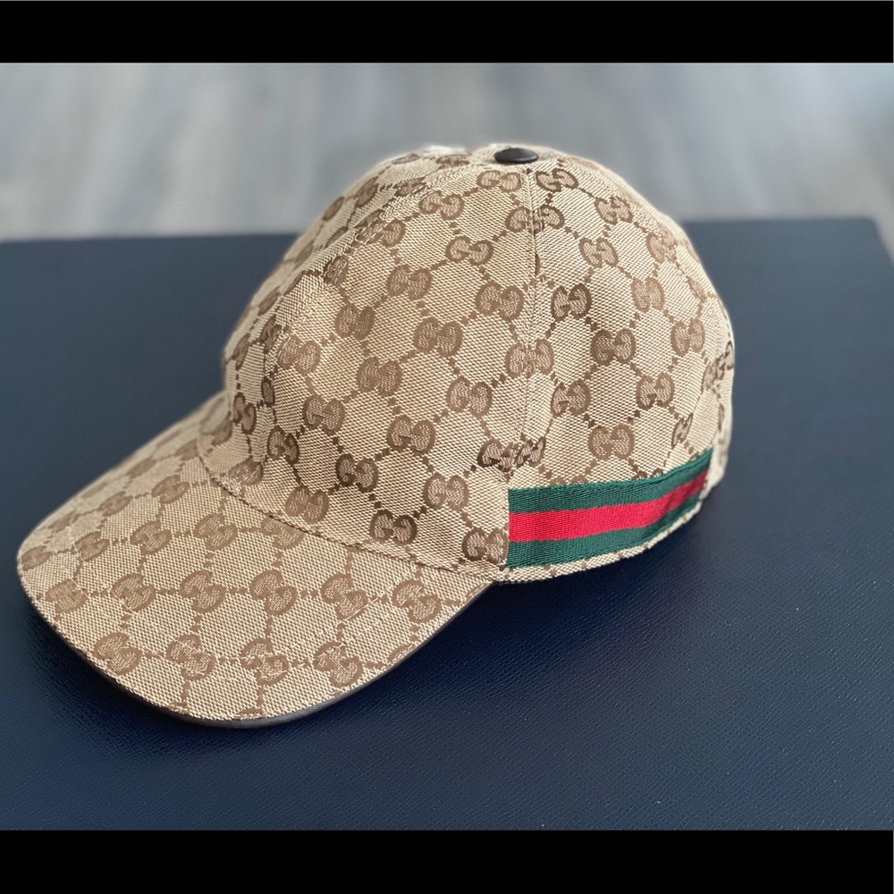 Original GG canvas baseball hat with Web
